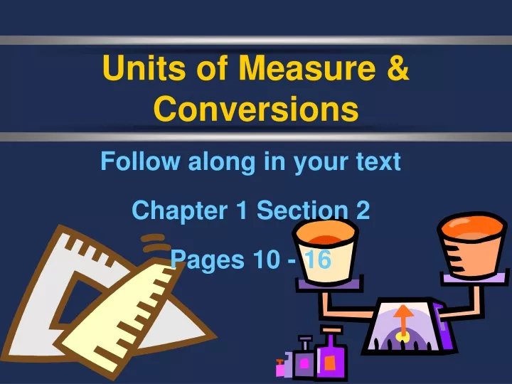 units of measure conversions