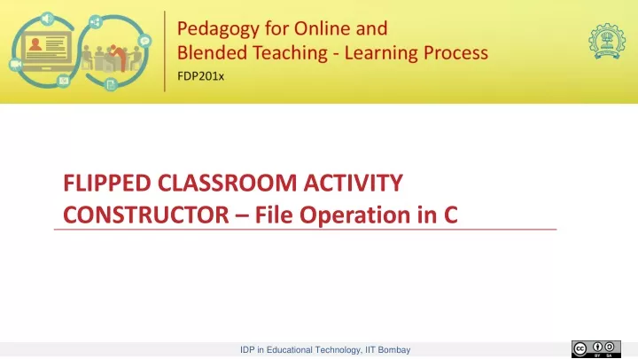 flipped classroom activity constructor file operation in c