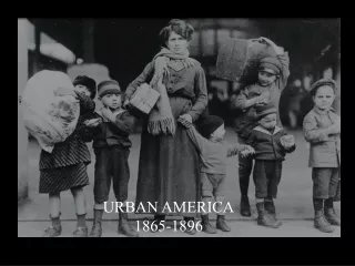 URBAN AMERICA 1865-1896 Chapter 10
