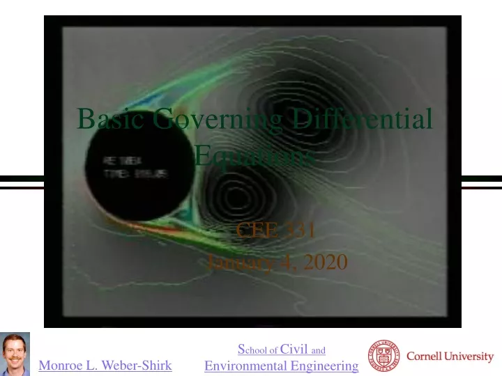 basic governing differential equations