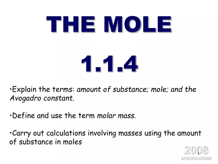 the mole 1 1 4