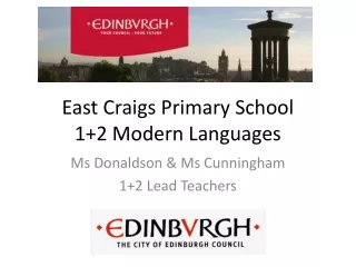 East Craigs Primary School 1+2 Modern Languages