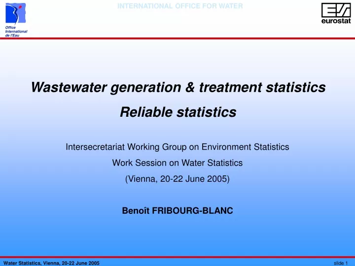 wastewater generation treatment statistics
