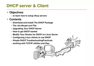 DHCP server &amp; Client