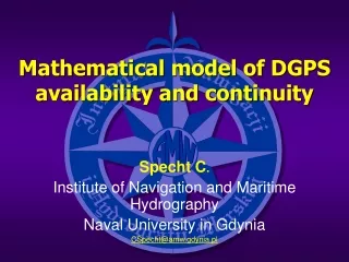 Mathematical model of DGPS availability and continuity