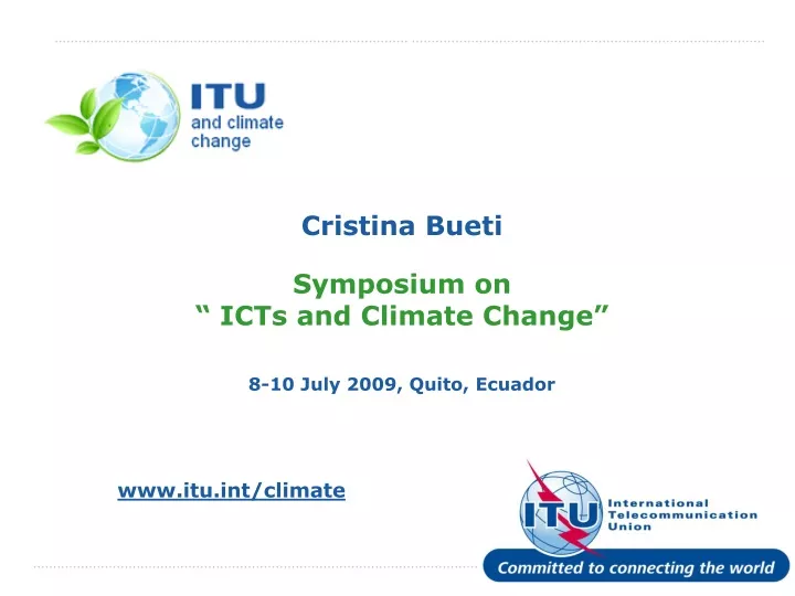 www itu int climate