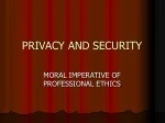 PRIVACY AND SECURITY - slide 1