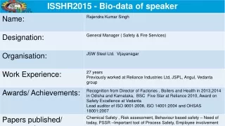 RISK ASSESSMENT, SAFETY OBSERVATION  AND JCC Application for Safety Excellence