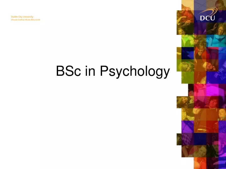 bsc in psychology