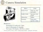 Optics in Photography: Advanced Image Synthesis - slide 1