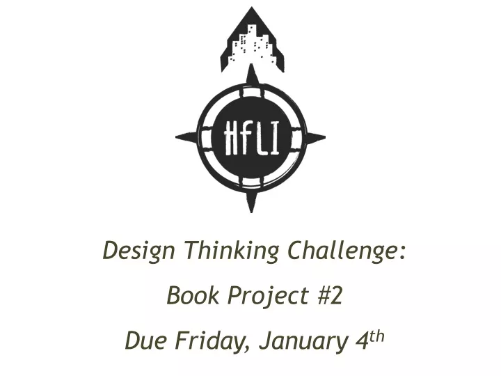 design thinking challenge book project