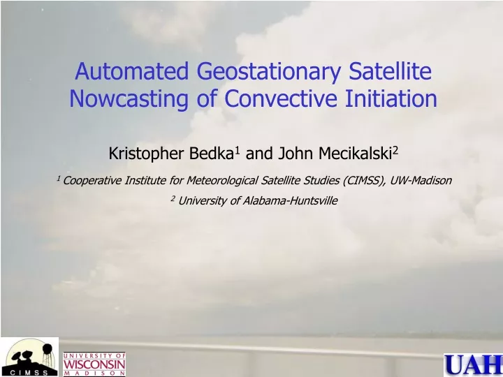 automated geostationary satellite nowcasting