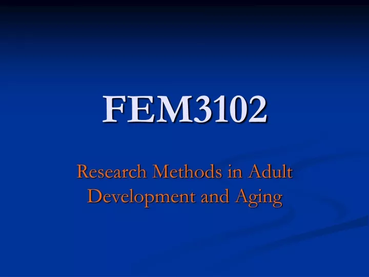 fem3102