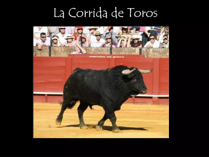 la corrida de toros