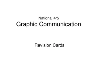 National 4/5  Graphic Communication