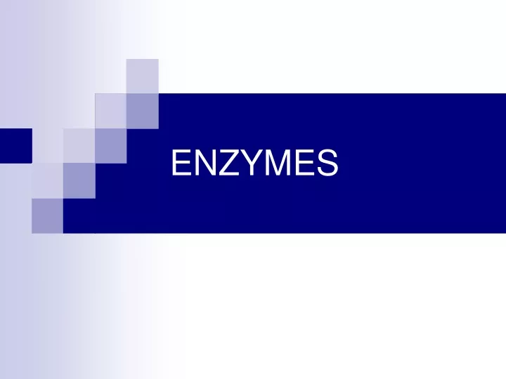 enzymes