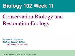 Biology 102 Week 11