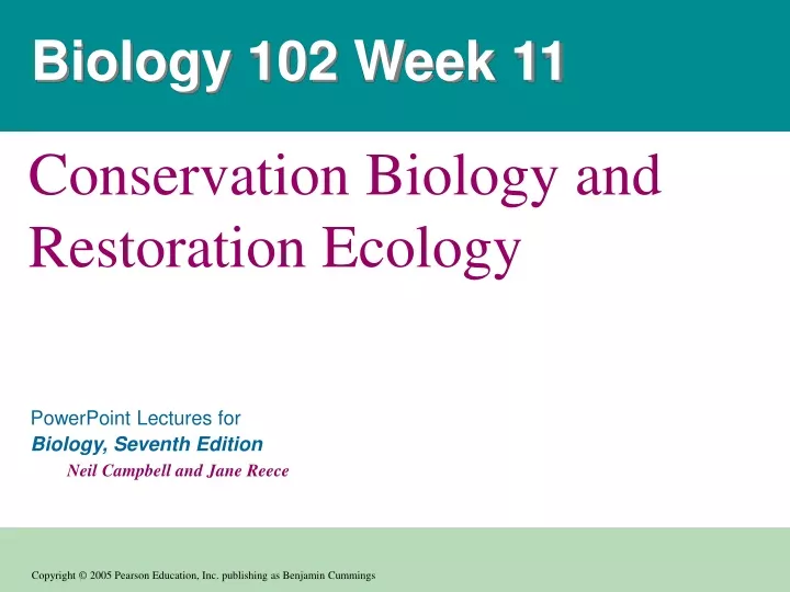 biology 102 week 11