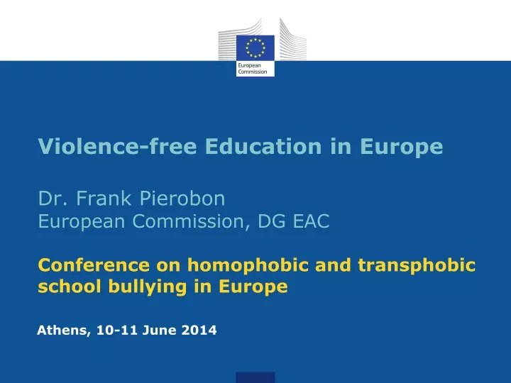 violence free education in europe dr frank