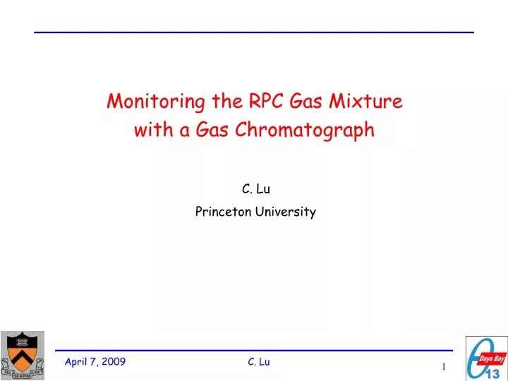 monitoring the rpc gas mixture with