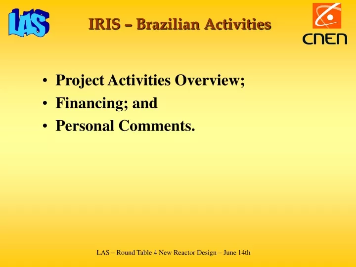 iris brazilian activities