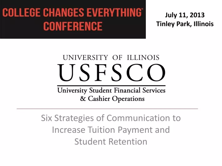 six strategies of communication to increase tuition payment and student retention
