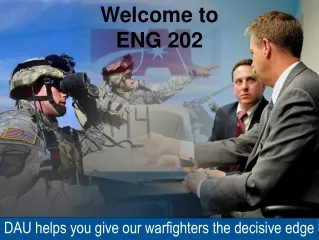 DAU helps you give our warfighters the decisive edge