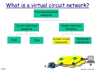 What is a virtual circuit network?