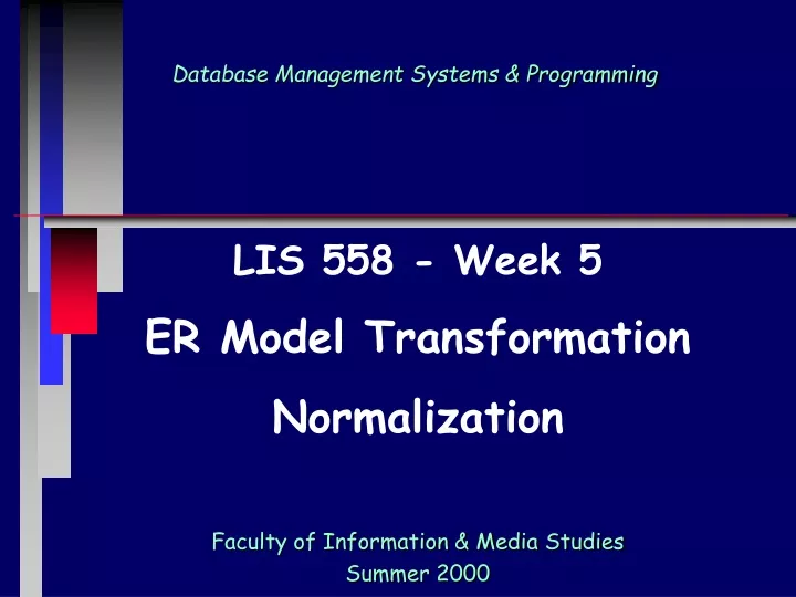 database management systems programming