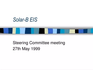 Solar-B EIS