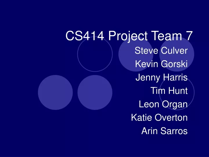 cs414 project team 7