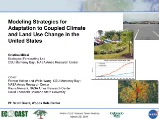 Modeling Strategies for Adaptation to Coupled Climate and Land Use Change in the United States