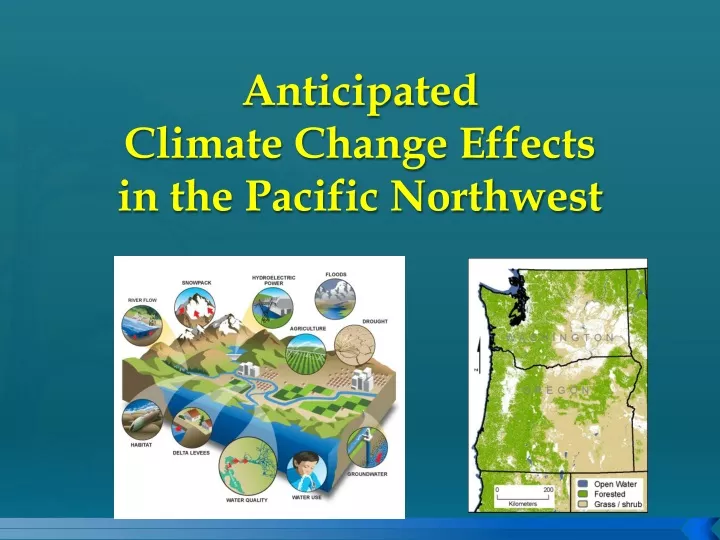 anticipated climate change effects in the pacific northwest