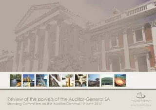 Review of the powers of the Auditor-General SA