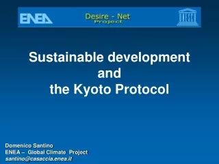 Sustainable development  and  the Kyoto Protocol