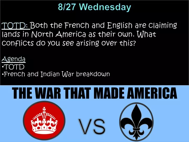 8 27 wednesday totd both the french and english