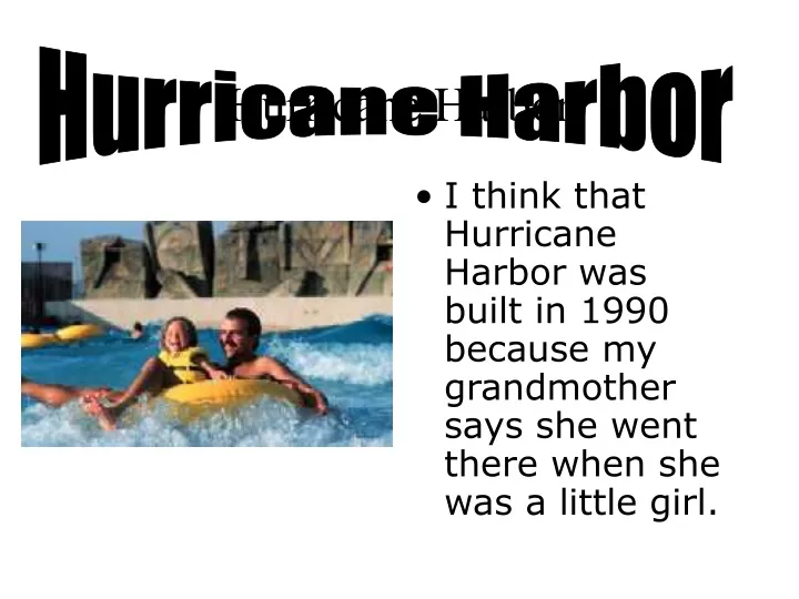 hurricane harbor