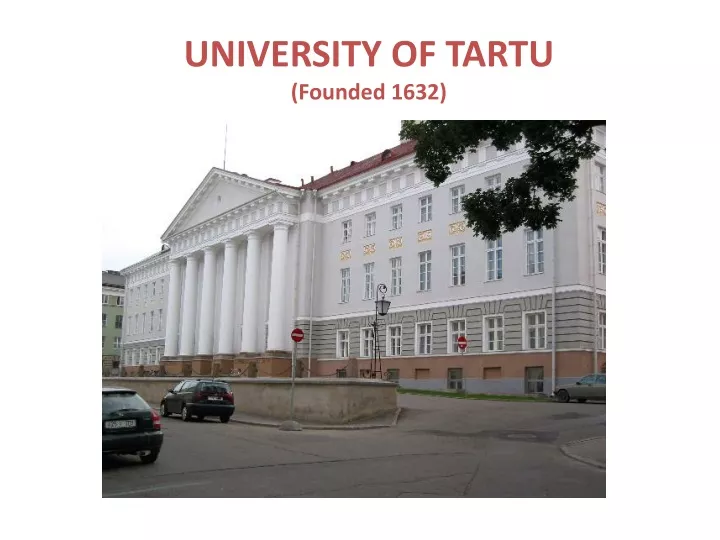 university of tartu founded 1632