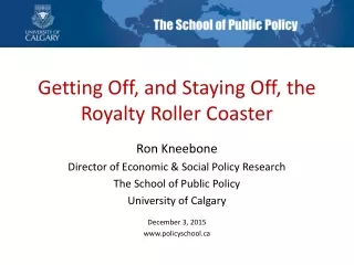 Getting Off, and Staying Off, the Royalty Roller Coaster