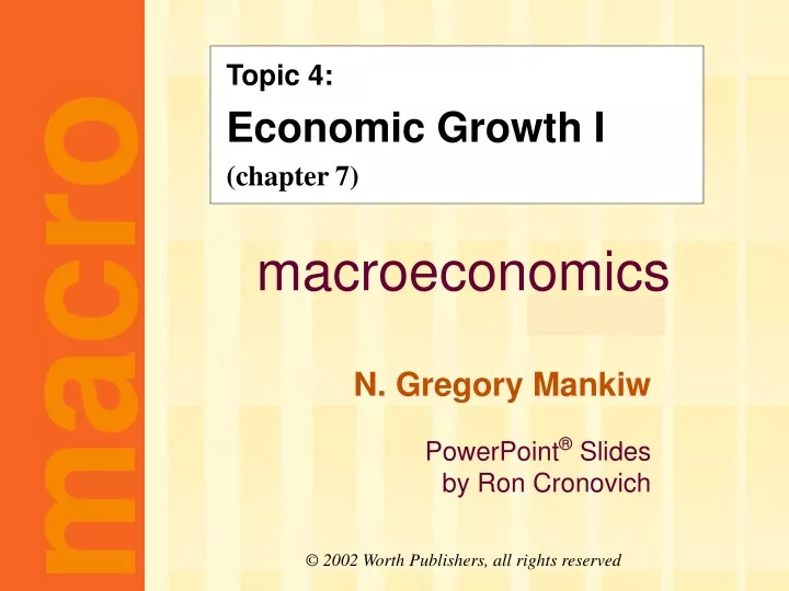 topic 4 economic growth i chapter 7
