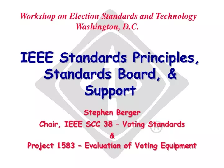 ieee standards principles standards board support