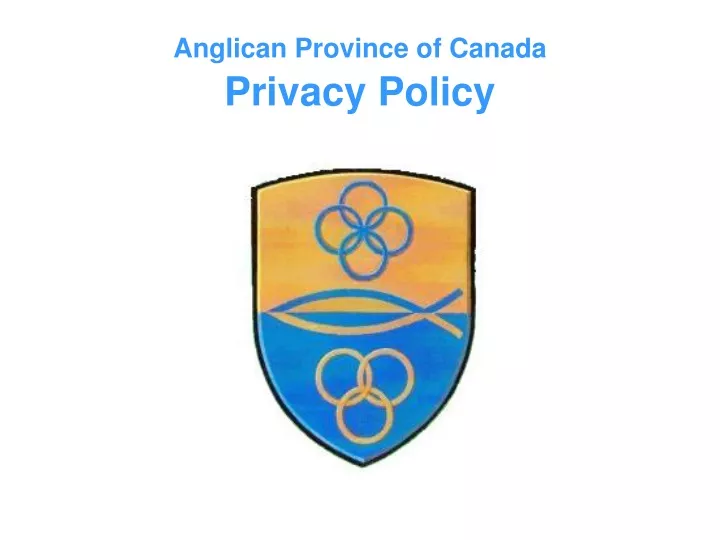 anglican province of canada privacy policy