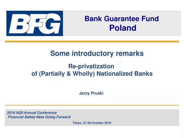 bank guarantee fund poland