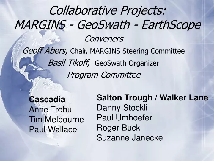 collaborative projects margins geoswath earthscope