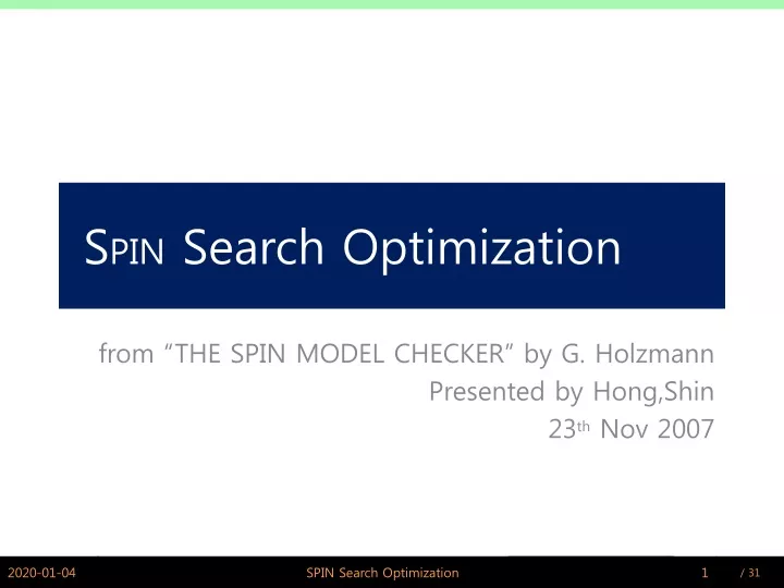 s pin search optimization