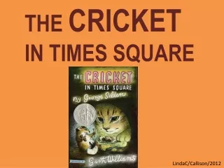 THE  CRICKET IN TIMES SQUARE
