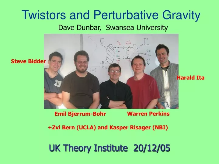 twistors and perturbative gravity