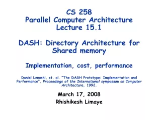 March 17, 2008 Rhishikesh Limaye