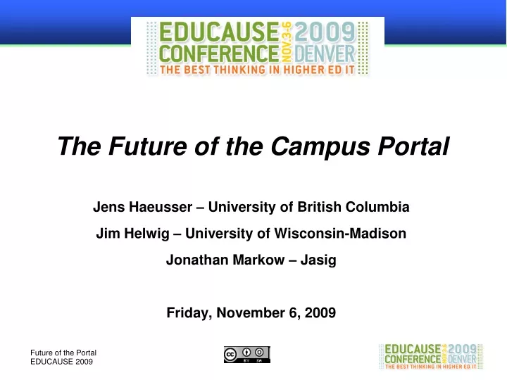 the future of the campus portal jens haeusser