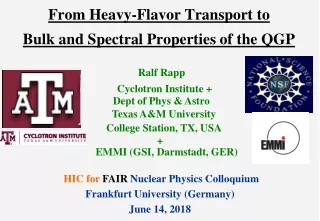 From Heavy-Flavor Transport to  Bulk and Spectral Properties of the QGP